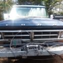 Rare 1971 Ford F100 Blue 4x4 Truck 8 cyl Dual Exhaust 4 Speed Manual PTO Winch