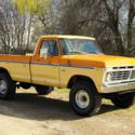 RARE 1975 Ford F250, 4x4, Factory Highboy, 3/4 Ton, Single cab, Long bed