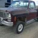 Rare 1978 Chevy Silverado 4x4 K10 Longbed Stepside Pickup Truck: Runs nice, V8
