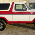 RARE 1978 Ford Bronco Ranger XLT, 4x4, 400 V8. Candy Apple Red, Automatic A/C