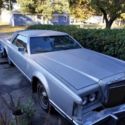 RARE 1979 Lincoln Continental Mark V Collectors Series Moonlight Silver Blue Top
