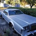 RARE 1979 Lincoln Continental Mark V Collectors Series Silver w Blue Leather Top