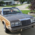 RARE 1984 CHRYSLER LEBARON WOODY TOWN & COUNTRY CONVERTIBLE ONLY 45,597 MILES