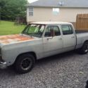 Rare 1985 Crew Cab Factory Shortbed D350 Cummins swap candidate