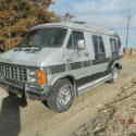 rare 1985  dodge b250  4x4 conversion  ext top  van  dry western  needs restored