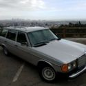 Rare 1985 Silver Mercedes W123 300TDT Wagon - Dark Blue Int - New Driver&#039;s Seat