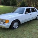 RARE 1989 White Mercedes 560 SEL