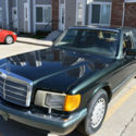 Rare 1990 350SDL Diesel W126 Pine Green Metallic Palomino leather LWB MAKE OFFER