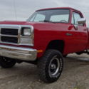 Rare 1991 Dodge Pickup Power Ram 4x4, 318 V8, Rust Free