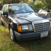 Rare 1992 Mercedes Benz 400E W124 M119 Black/Black V8 32V Ca Car -Original 199K