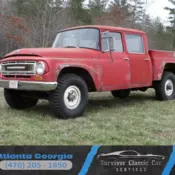 RARE 4x4 crew cab survivor! 61,956 actual miles! PTO dump bed, great patina!