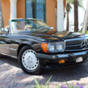 RARE BLACK 560SL! SPECTACULAR LOW ORIGINAL MILES ROADSTER #040 BLACK #74 PALOMIN