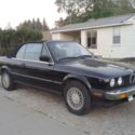 Rare Black on Black 1987 BMW e30 325i Convertible Low Miles, No Rust, Excellent