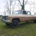 RARE CHEVY 4X4 1 TON CREW CAB DUALLY BIG BLOCK ac NO RUST RUNS AND DRIVES GREAT