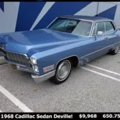 Rare Classic 1968 Cadillac Sedan Deville! Black License Plate California Car!