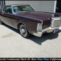RARE CLASSIC 1969 LINCOLN CONTINENTAL MARK III RUST-FREE BLUE PLATE CALIF. CAR!
