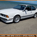 RARE COLLECTIBLE CLASSIC 1989 BMW 635CSI 5 SPEED MANUAL E24 SHARK COUPE!