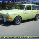 RARE COOL CLASSIC 1971 VOLKSWAGEN SQUAREBACK. SUBARU 1.8l CONVERSION + AUTOMATIC