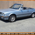 RARE COOL CLASSIC 1992 BMW E30 325I CONVERTIBLE. ONLY 155K 2-OWNER MILES!