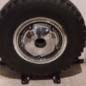 RARE HARD TO FIND SPARE TIRE RACK, TIRE, AND HUBCAP FOR 1972 CHEVY BLAZER 4X4