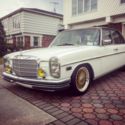 RARE Mercedes Benz 280 BBS wheels Must See DOHC M110 NO RUST SATIN WHITE w114