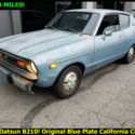 RARE ORIGINAL 1978 DATSUN B210 TWO-DOOR AUTOMATIC CALIFORNIA CLASSIC! 77K  MILES