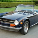 Rare Original Sapphire Blue Triumph TR6 Convertible