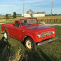 Rare Red &#039;68 Scout With Removable White Top - Daily Driver