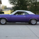 RARE V Code PLUM CRAZY / white 1970 Dodge Challenger R/T # MATCH 440 six pack