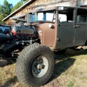 Rat Rod 1928 4x4 Dodge on a 1985 Chevy 4x4 frame and running gear