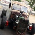 RAT ROD 1937 international cab on 1975 f350 460 motor ratrod bagged cantilever