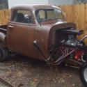 rat rod 1952 chevy pickup choped runs great