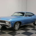 REAL-DEAL SS IMP, MARINA BLUE ON BLUE, 327 V8, AUTO, PWR STEERING & BRAKES!!
