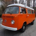 Reconditioned Brilliant Orange camper