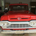 RED 1960 FORD F250 STAKE BED TRUCK,