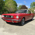 Red 1966 Mustang GT Coupe Signal Red @white vinyl Top Pony Interior