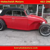 Red 1967 VW Beetle Custom Convertible