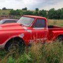 Red 1970 GMC C1500 Custom Truck 383 Stroker 4 Speed Muncie Shifter