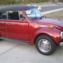 RED 1973 SUPERBEETLE convertible  NICE! Super Beetle