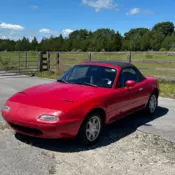 red 1991 Mazda Miata  NA I4 5 speed Available Now!