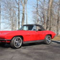 red Black 4 speed #s matching 327 V8 both tops convertible