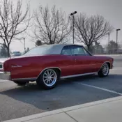 Red Chevrolet Chevelle SS 396