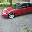 RED CIVIC DX HATCHBACK!! CLEAN!!