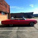 Red Convertible 2dr Coupe 1968 Pontiac Bonneville w/ 35,094 Miles