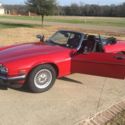 Red, convertible, V12 restored to 95 percent