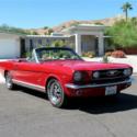 red ford Mustang with 37,000 Miles available now!