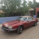 Red Jaguar XJS v12 convertible