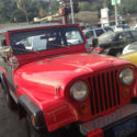 Red Jeep CJ7 - Runs Beautifully - Still Has Blue CA Plates!