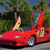 Red Lamborghini Countach 5.2L V12