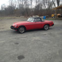 Red MG Covertible